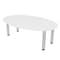 Skutchi Designs 45.25 in W, 71.5 in L, 29 in H, Engineered Wood Top, White HAR-BOVL-46X72-PT-09 - alternate 1